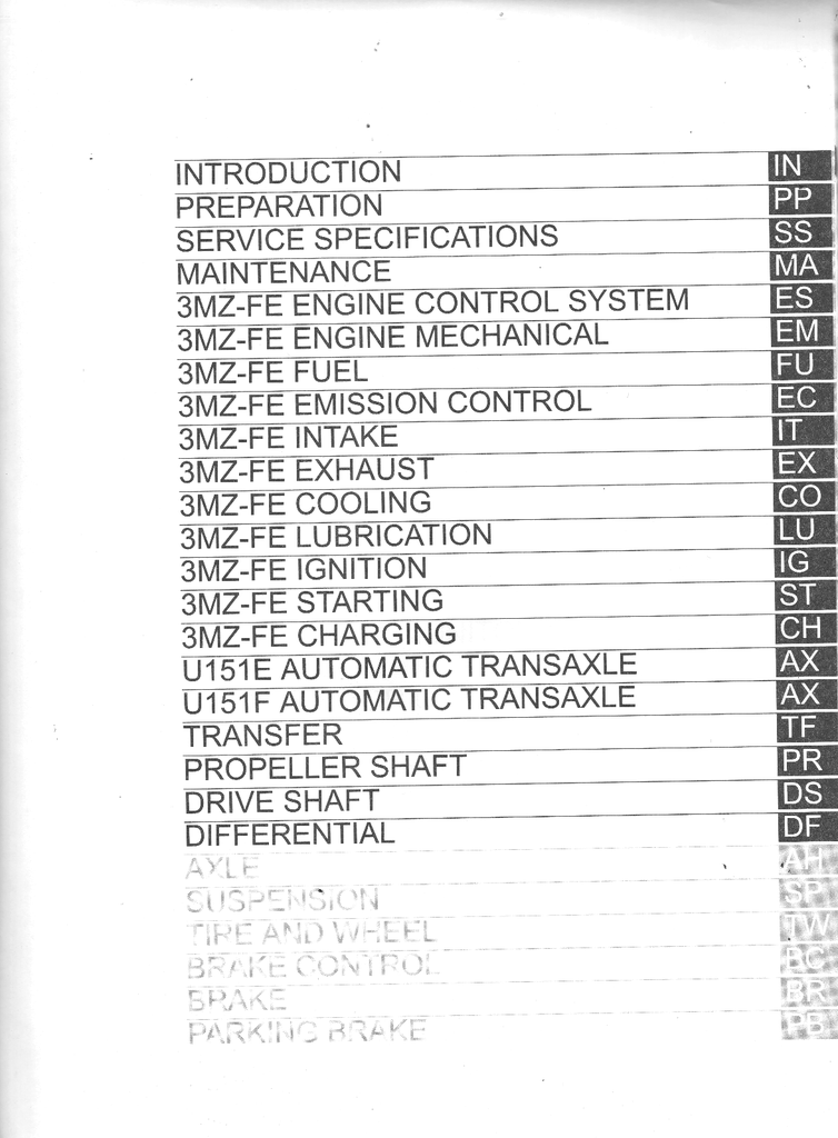 2006 Toyota Sienna Factory OEM Shop Service Repair Manual 3 Vol Set